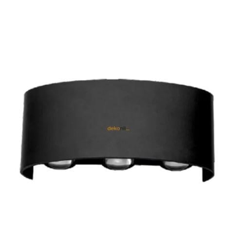 DKN-MAP Siyah Modern Aplik 18*9cm