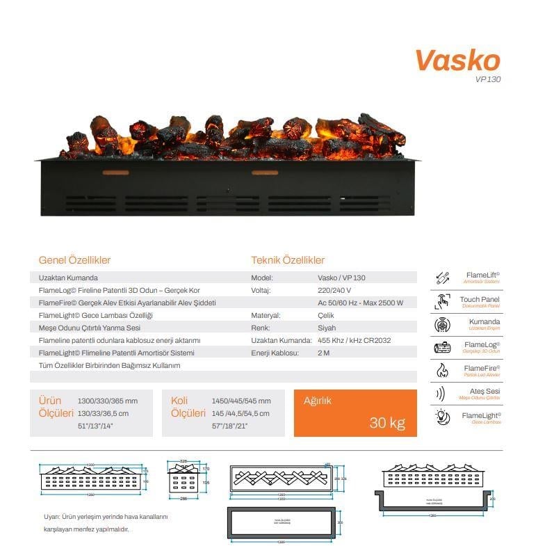 ELEKTİRİKLİ ŞÖMİNE