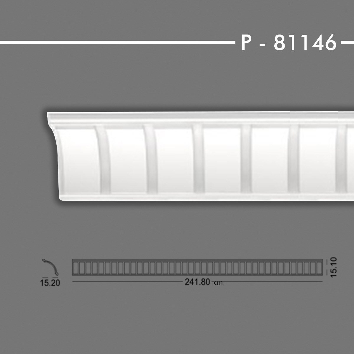 P-81146 Desenli Kartonpiyer