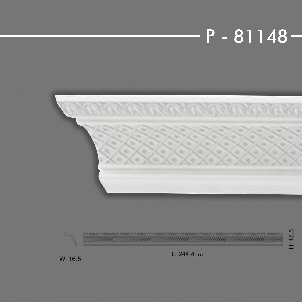 P-81148 Desenli Kartonpiyer