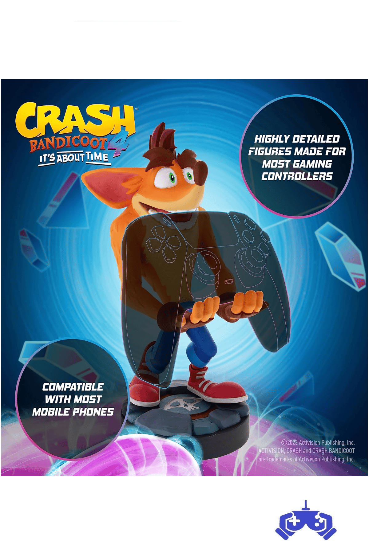 Cable Guys Crash Bandicoot 4 Telefon Ve Joystick Tutma Standı