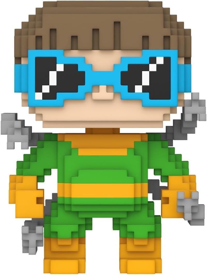 Funko Pop 8-Bit Marvel Spider-Man - Doctor Octopus Special Edition No:1389 Bobble-Head