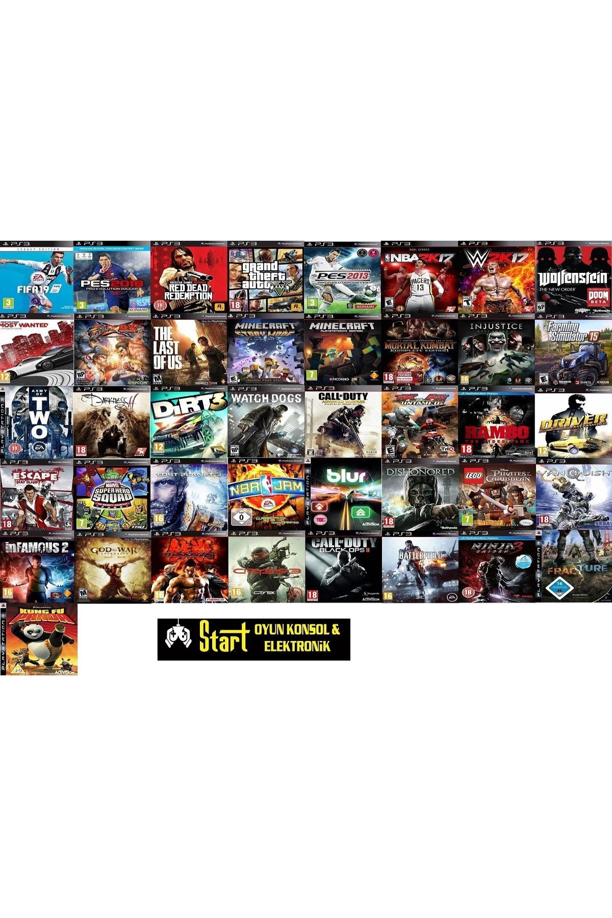 Ps3 Super Slim 500 GB + Çift Kol + 41 Oyun