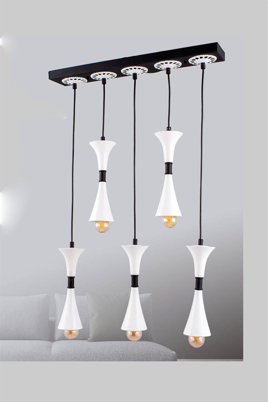 10456-5 Wht Sarkıt Avize