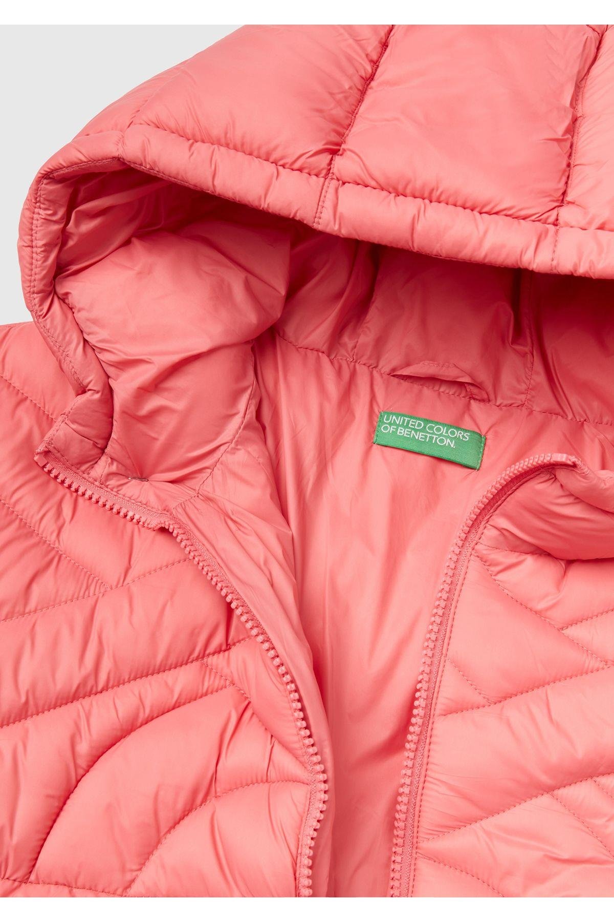  Çocuk Unisex Kapüşonlu Mont