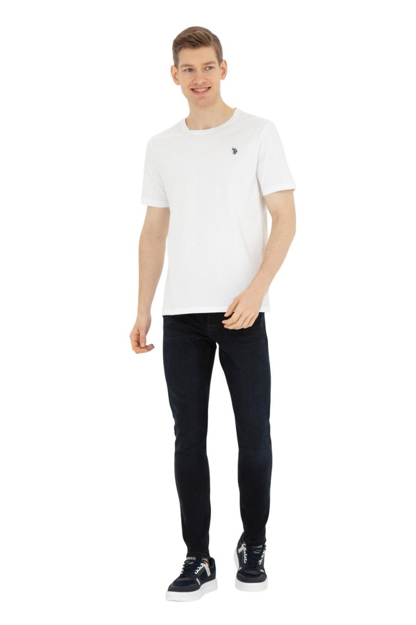 Erkek Bisiklet Yaka Basic T-shirt