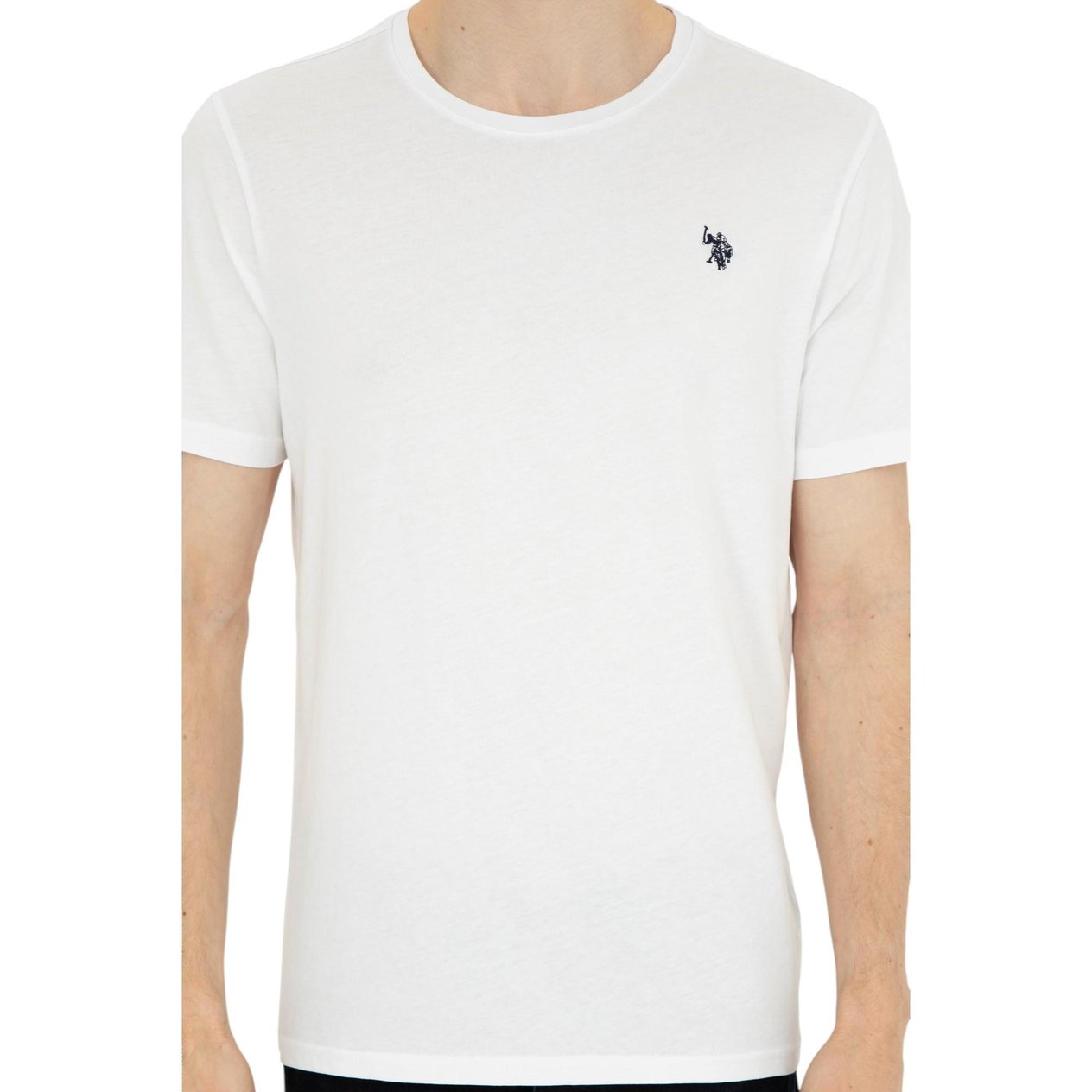 Erkek Bisiklet Yaka Basic T-shirt
