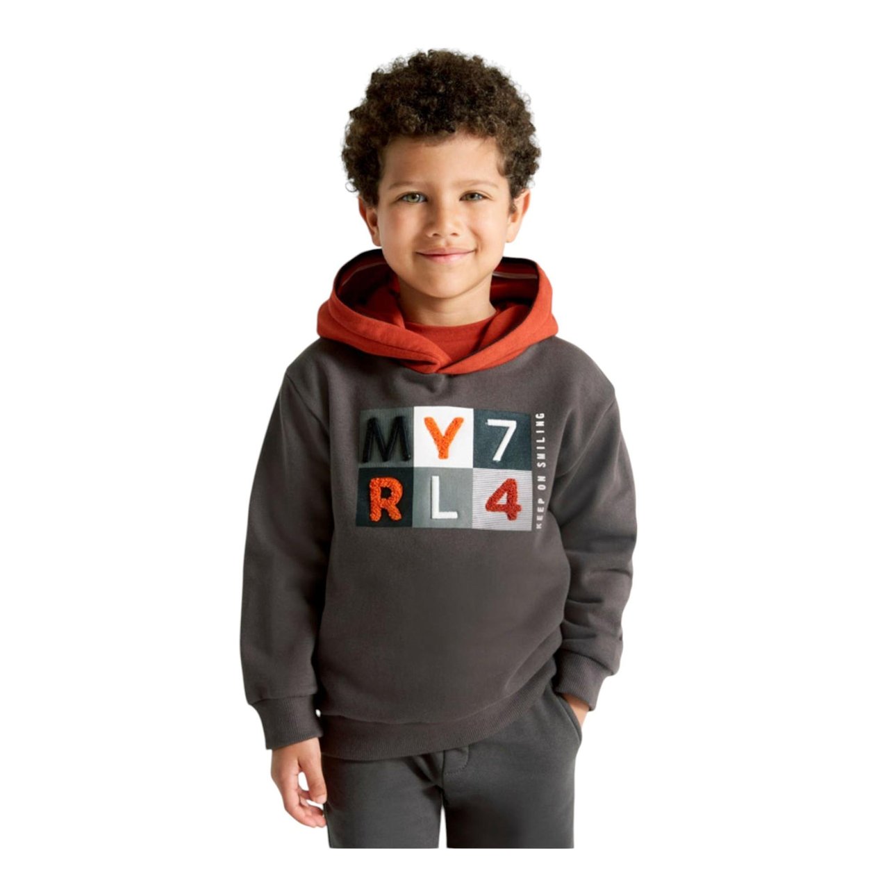 Erkek Çocuk Işlemeli Sweatshirt
