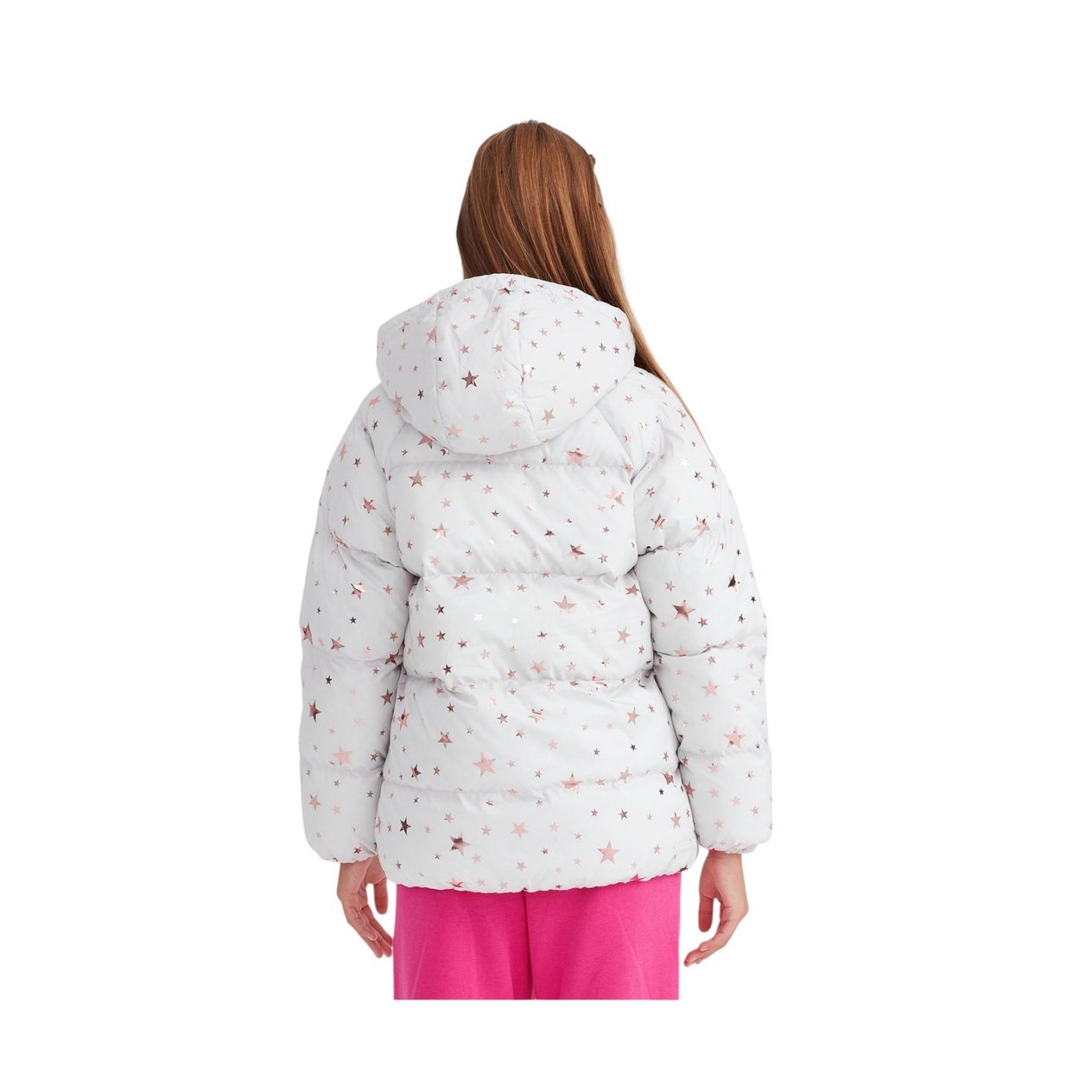 G Outerwear Padded Jacket Büyük Kız Çocuk Gri Mont Sk232042-032