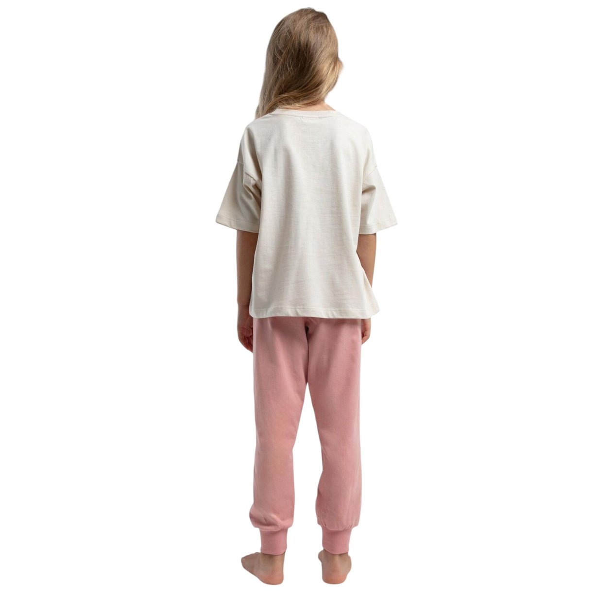 Kız Çocuk Kısa Kol Pijama Takım