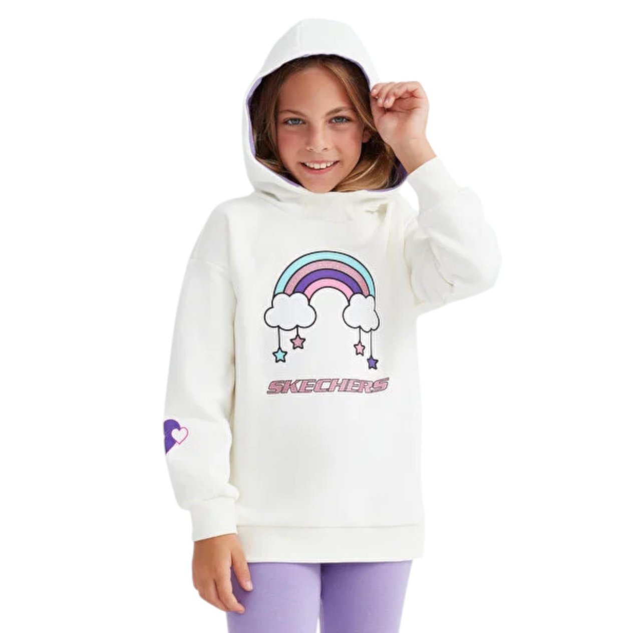 Kız Çocuk Offwhite Eşofman Takımı