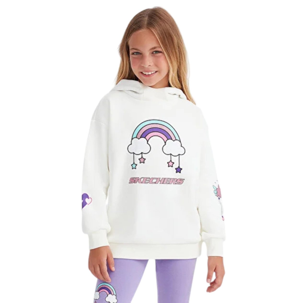 Kız Çocuk Offwhite Eşofman Takımı