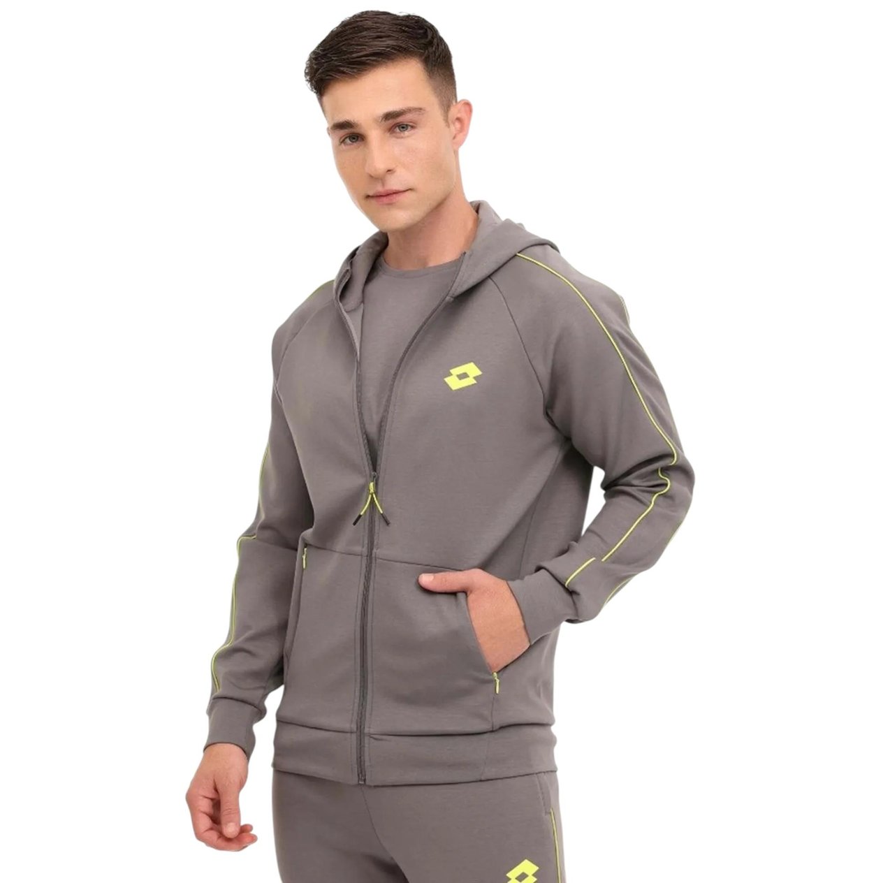 M-yınkas Hoodie Eşofman Üstü Erkek Ceket Füme