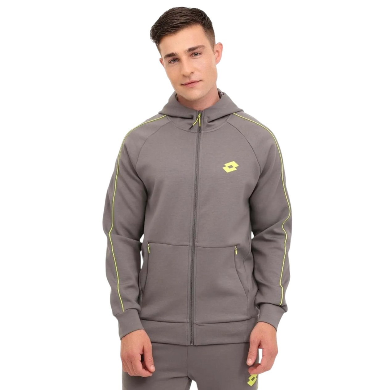 M-yınkas Hoodie Eşofman Üstü Erkek Ceket Füme