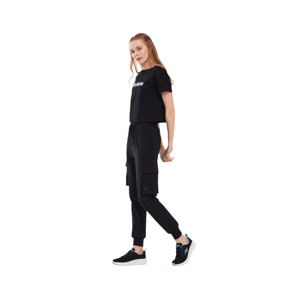 Micro Collection W Jogger Woven Pant Kadın Siyah Eşofman Altı S222169-001