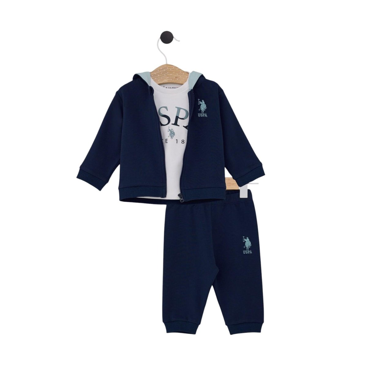 U.s. Polo Assn Erkek Bebek Indigo Bebek Takım