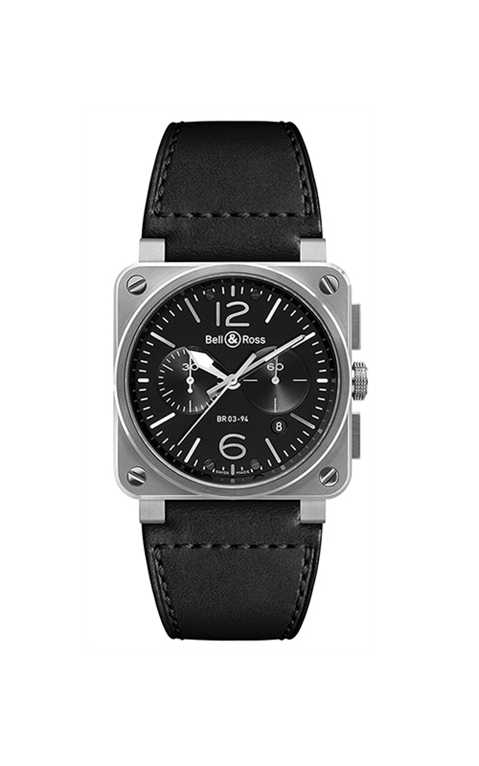 Bell Ross BR0394.BL.SI.SCA Avıatıon Erkek Kol Saati