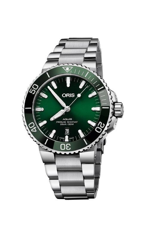 Oris 01 733 7730 4157 07 8 24 05PEB Aquis Erkek Kol Saati