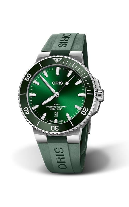 Oris 01 733 7789 4157-07 4 23 37FC Aquis Date Erkek Kol Saati
