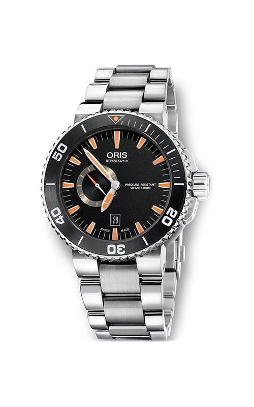 Oris OR.743 7673 4159-07 8 26 01PEB Aquis Small Second, Date Erkek Kol Saati