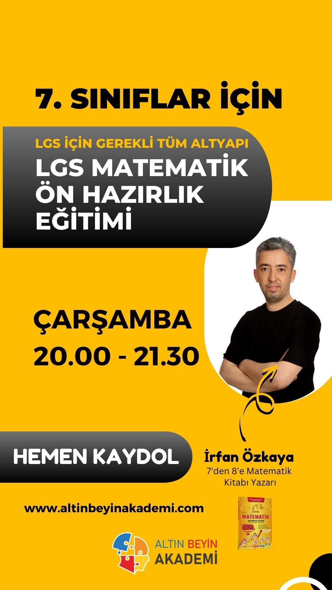 7. Sınıf LGS Ön Hazırlık Eğitimi Paketi- ÇARŞAMBA | Bilsem Kanguru Matematik Hazırlık