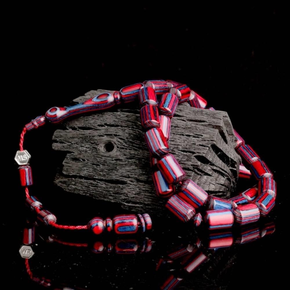 Kapsül Kesim Sistemli Kâfur Ağacı Model TesbihNatural Wood Rosary