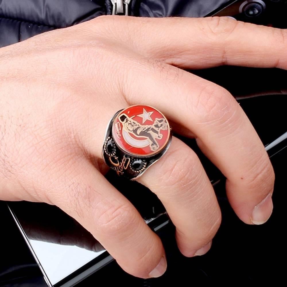 Mustafa Kemal Atatürk İmzalı Gümüş YüzükAtaturk Ring