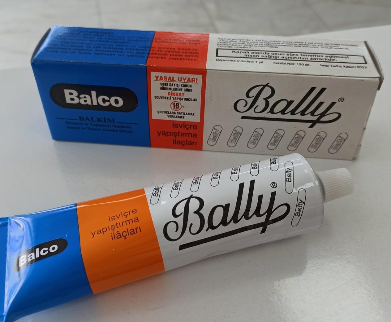 Bally Yapıştırıcı Tüp 150 gr (Büyük Tüp)