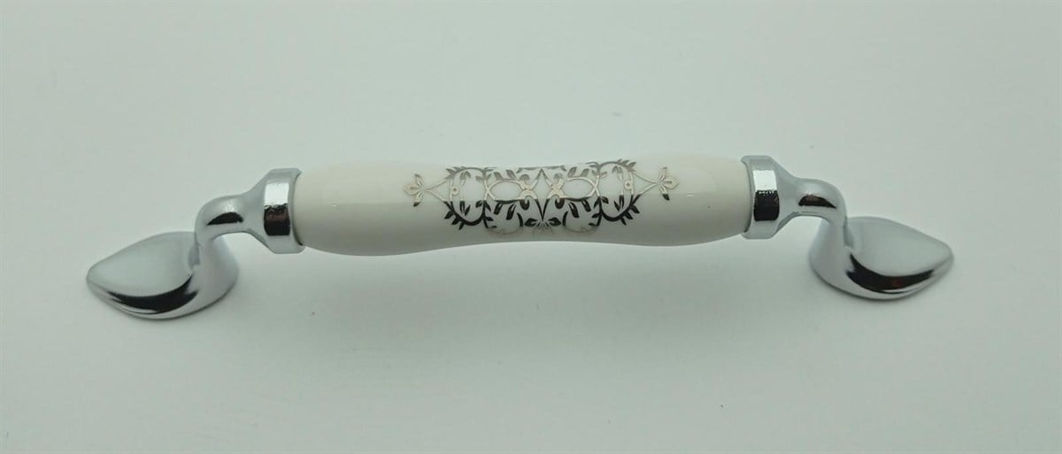 Erkul 2418-244 Akçe Porselen Zamak Mobilya Kulp