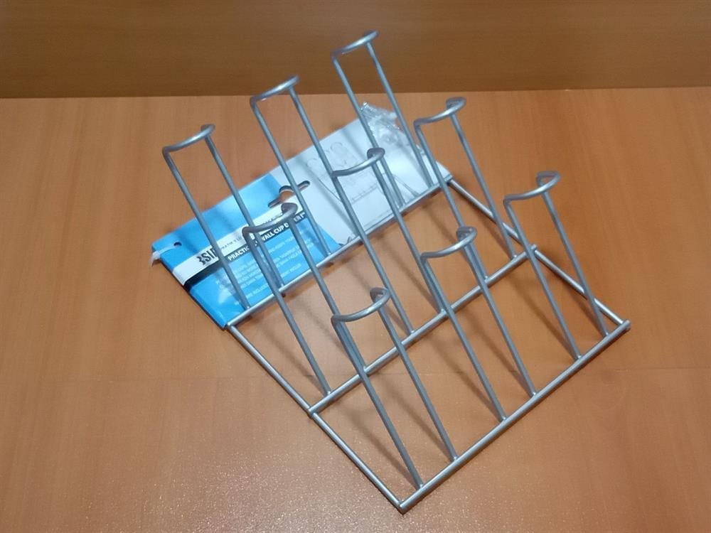 Bardak Düzenleyici Askı Ve Kurutmalık,Bulasıklık Duvar Monte 19x12x24cm