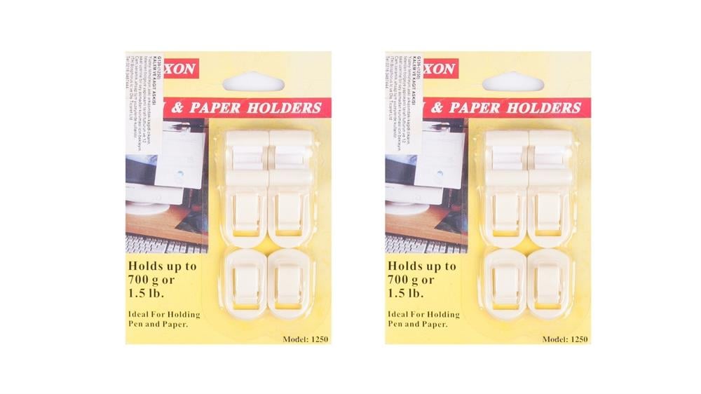 Bilgisayar Askı Kalem Ve Kağıt Tutturma Aparatı 8 Li Set 5x2x2cm