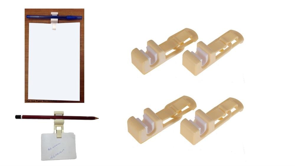 Bilgisayar Askı Kalem Ve Kağıt Tutturma Aparatı 8 Li Set 5x2x2cm