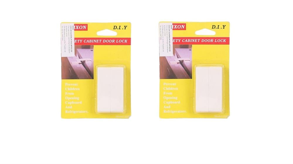 Çocuk Güvenlik Dolap Kilidi 4 Lü Set 9x2x0,4cm