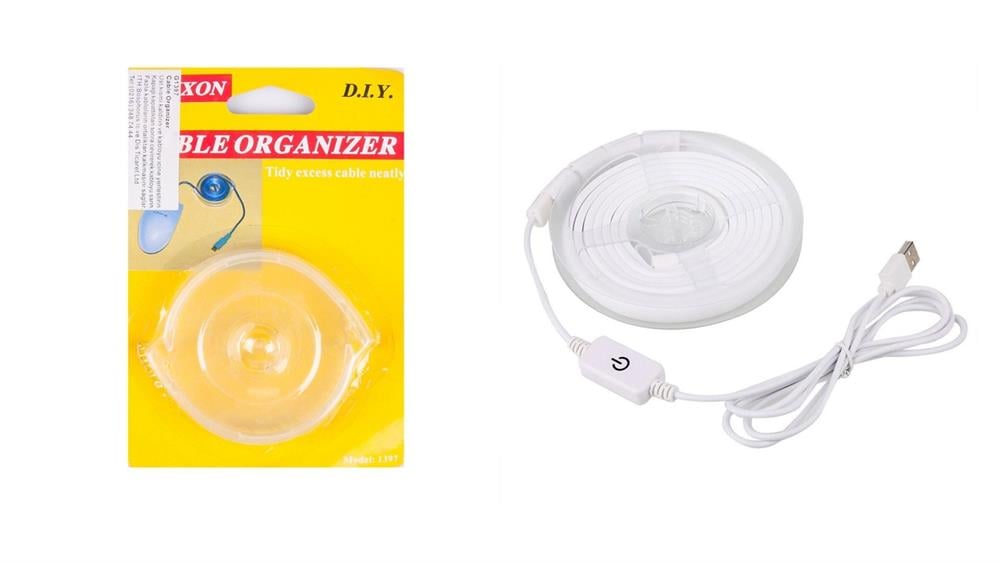 Kablo Düzenleyici Toparlayıcı Aparat 2 Adet 6x6x1cm