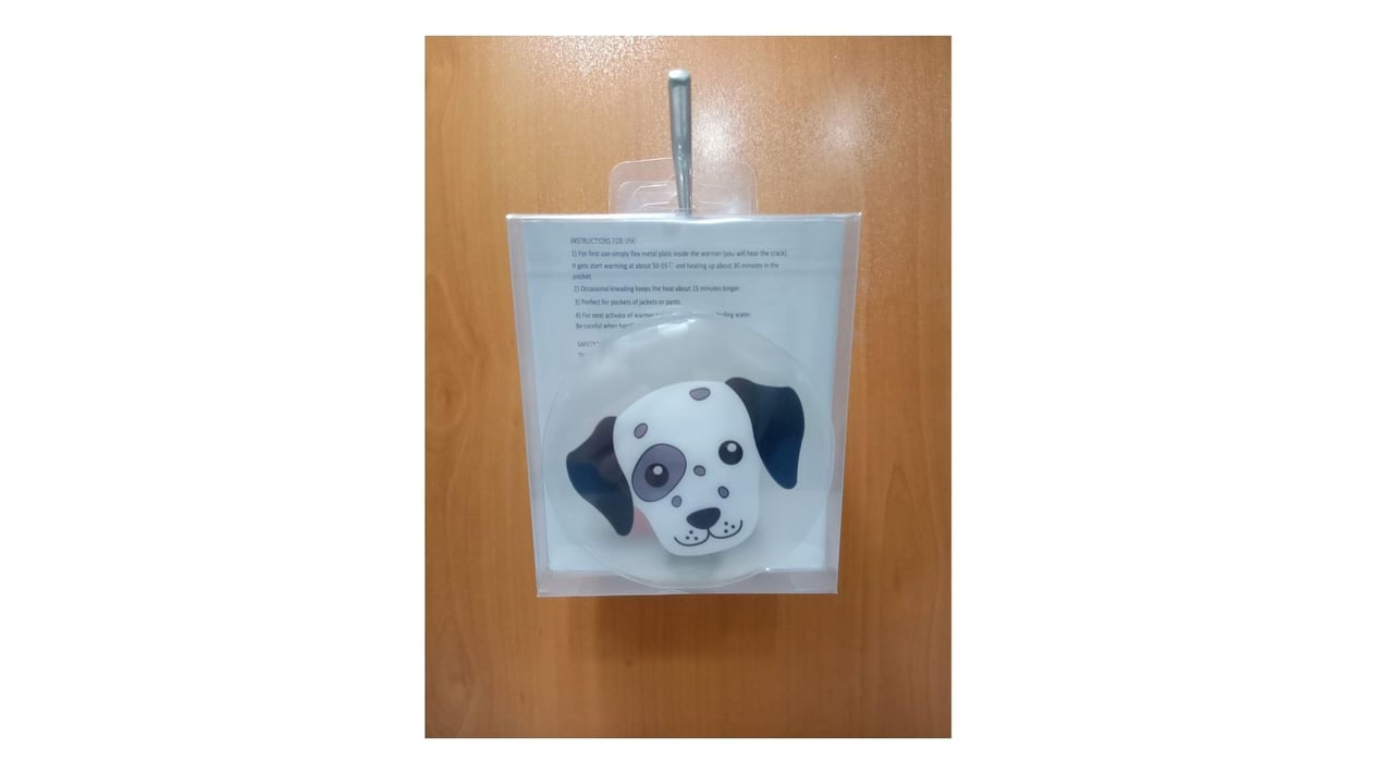 Köpek Cep Sobası,El Isıtıcı,Sıcak Su Torbası Pvc  9Cm