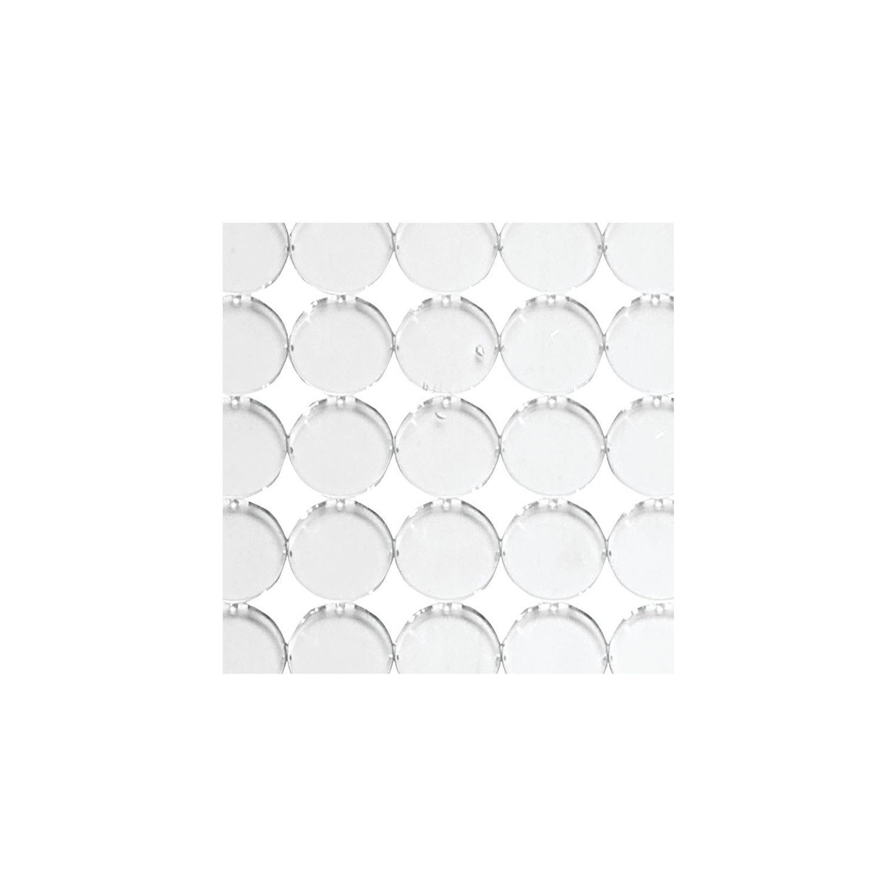 Lavabo İçi Kaydırmaz Ve Bulaşık Kurutmalık Şeffaf Damlalı 27X31X0,8Cm