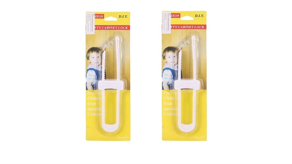 Raylı Çekmece Dolap Kilidi Çocuk Güvenlik Koruma Kilit 2 Adet 22x4x0,4cm