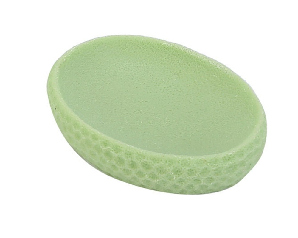 Sabunluk Yeşil Petek Desenli 10x8x2cm