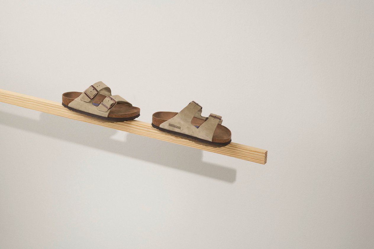 Birkenstock Arizona SFB VL Erkek Terlik 951303-Taupe