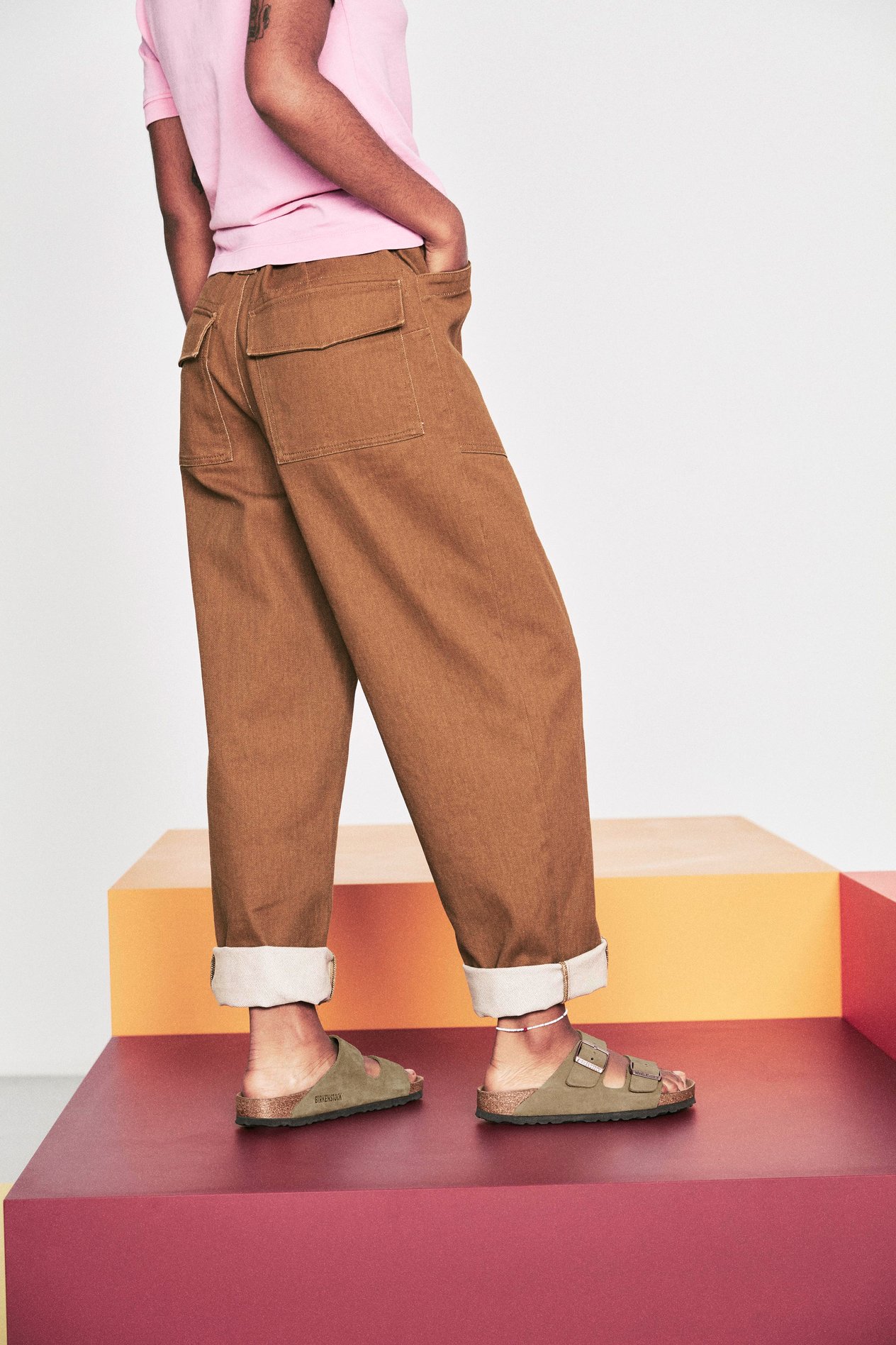 Birkenstock Arizona SFB VL Erkek Terlik 951303-Taupe