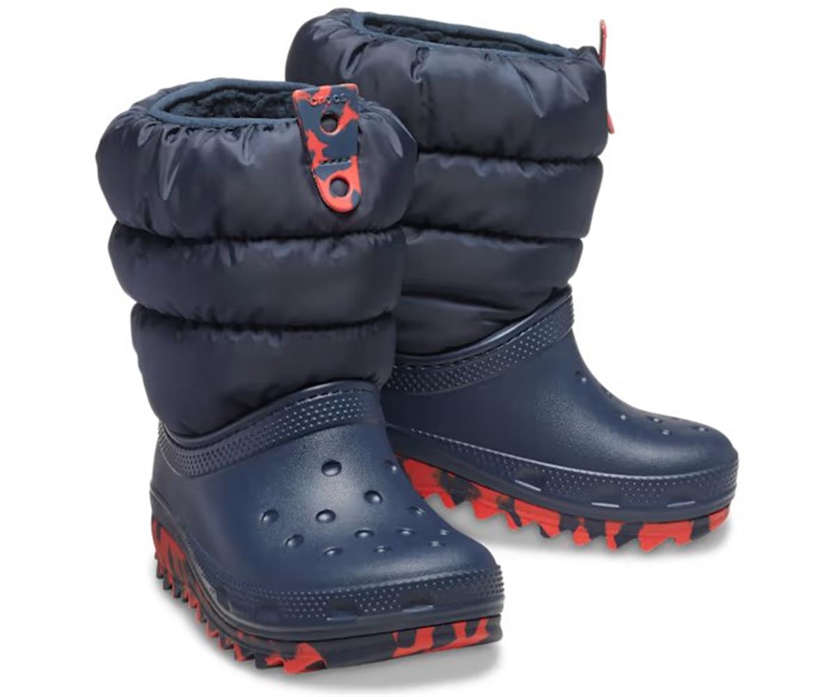 Crocs Neo Puff Boot Çocuk Botu 207684-410 Navy