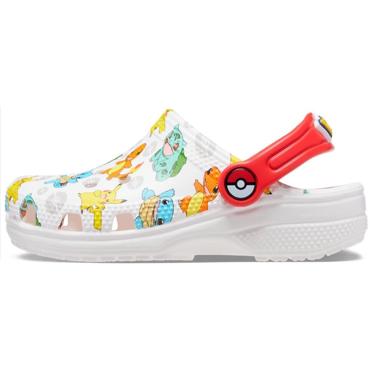 Crocs Pokemon Classic Clog Çocuk Terlik 207739-94S White/Multi