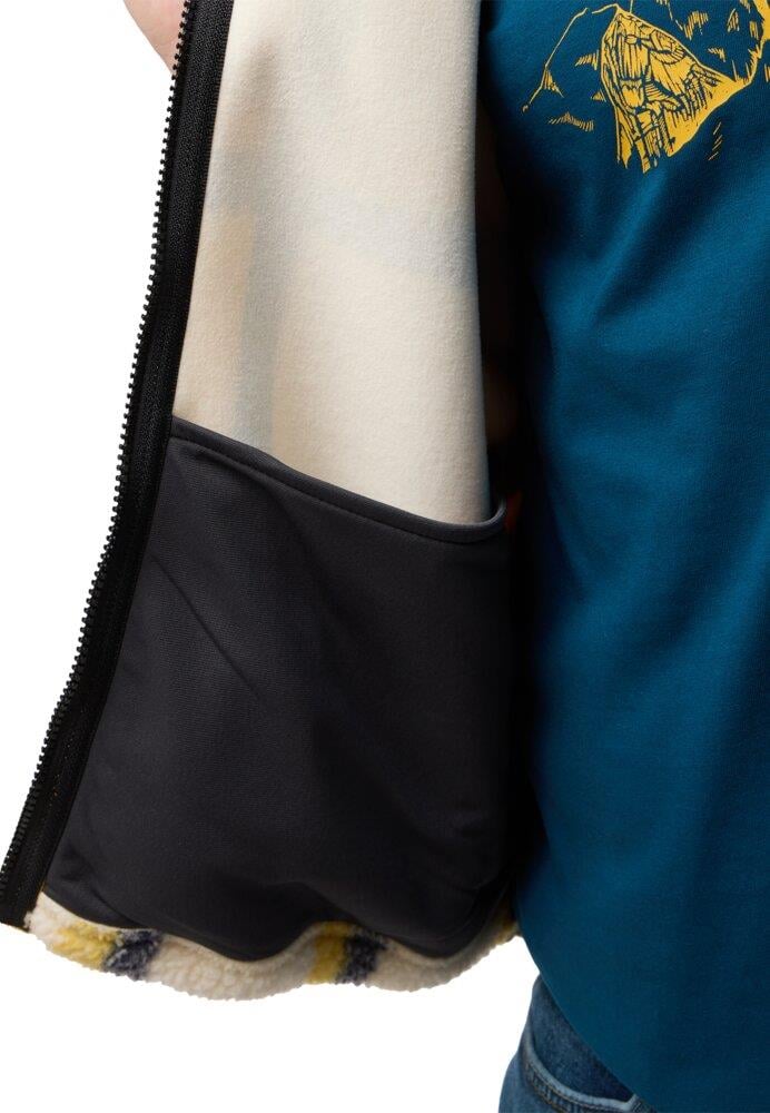 Jack Wolfskin Felslicht Check Vest M Erkek Yelek A60061-A0028 Panna Cotta
