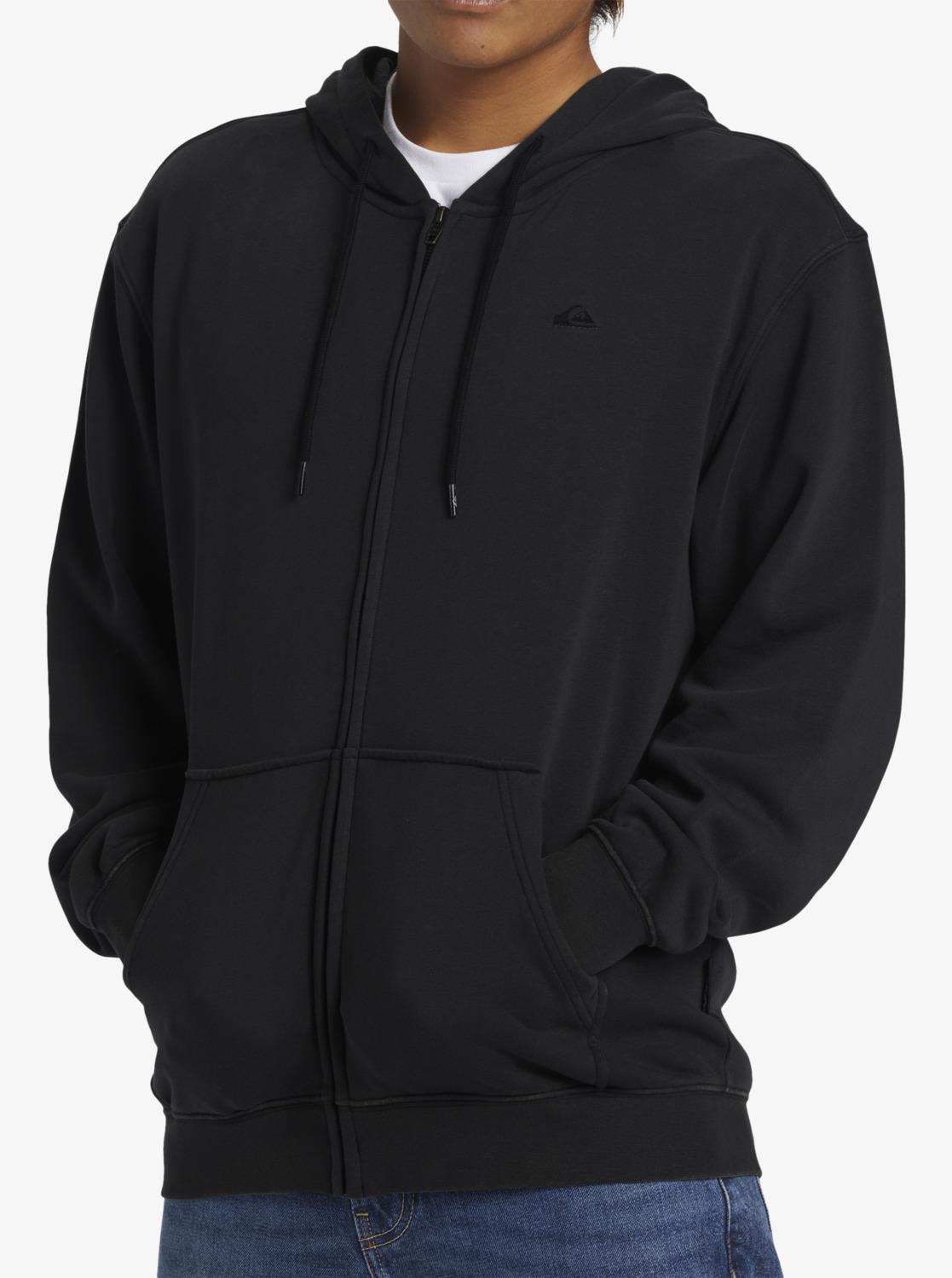 Quiksilver Salt Water Zip Hoodie Erkek Sweatshirt AQYFT03330-KVJ0 Black