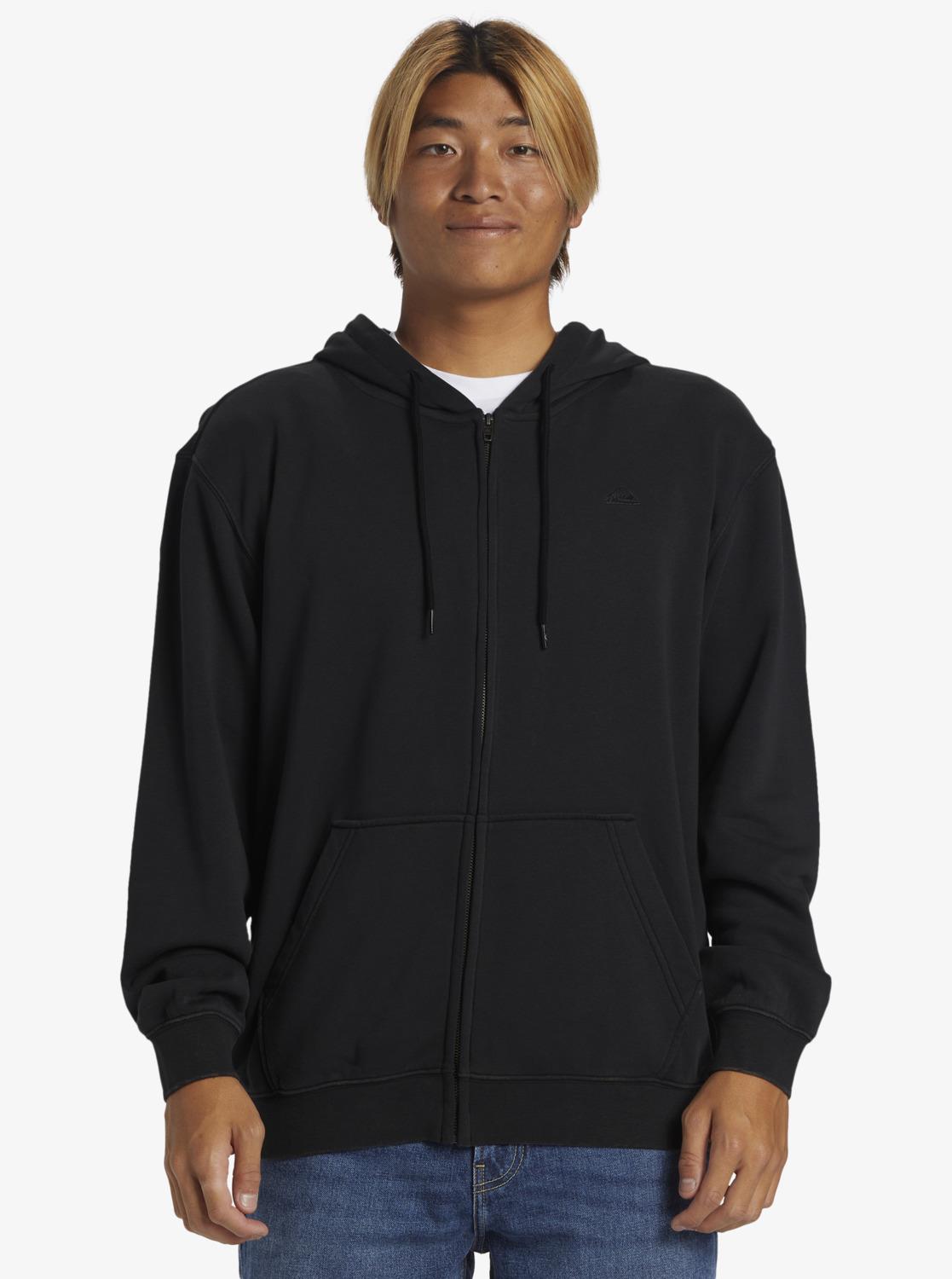 Quiksilver Salt Water Zip Hoodie Erkek Sweatshirt AQYFT03330-KVJ0 Black