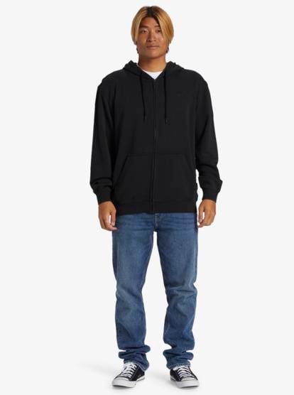 Quiksilver Salt Water Zip Hoodie Erkek Sweatshirt AQYFT03330-KVJ0 Black