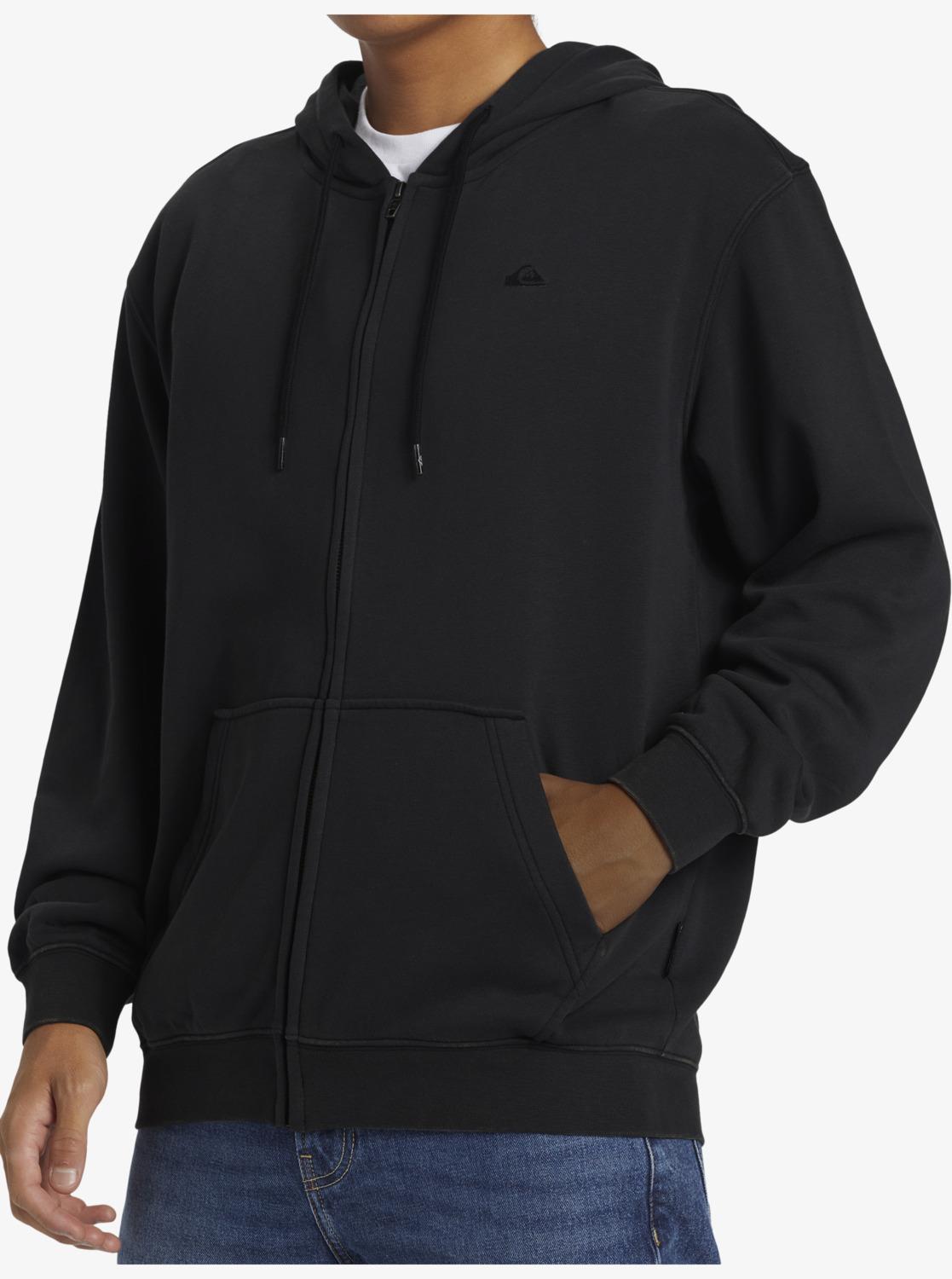 Quiksilver Salt Water Zip Hoodie Erkek Sweatshirt AQYFT03330-KVJ0 Black