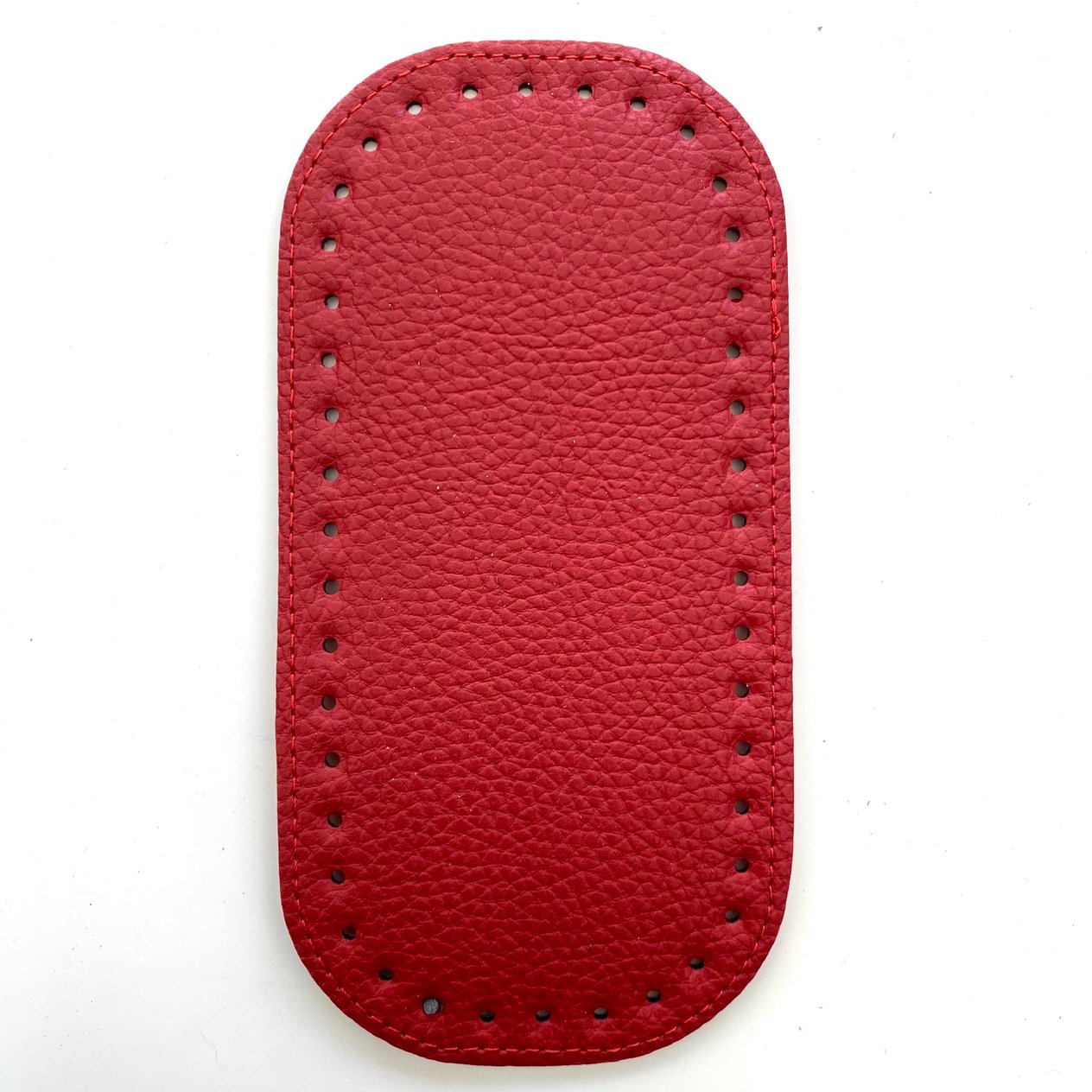 Çanta Tabanı Oval *20 Cm *10 Cm Kırmızı
