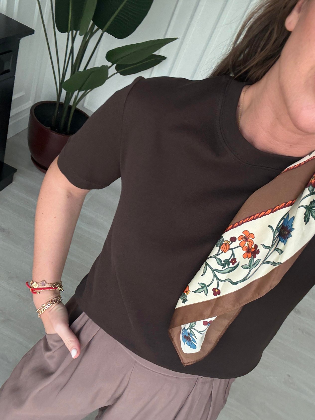 Orijinal Marka %100 Cotton Acı Kahve  T-Shirt