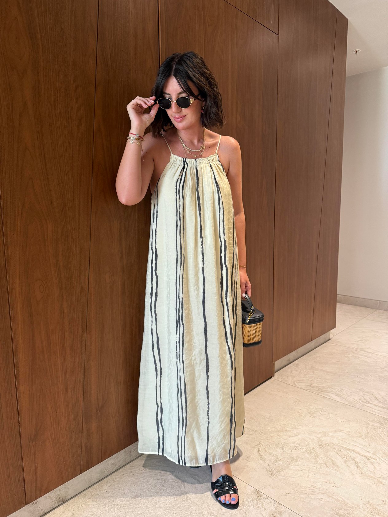 Orijinal Model , Premium , Çizgili Elbise